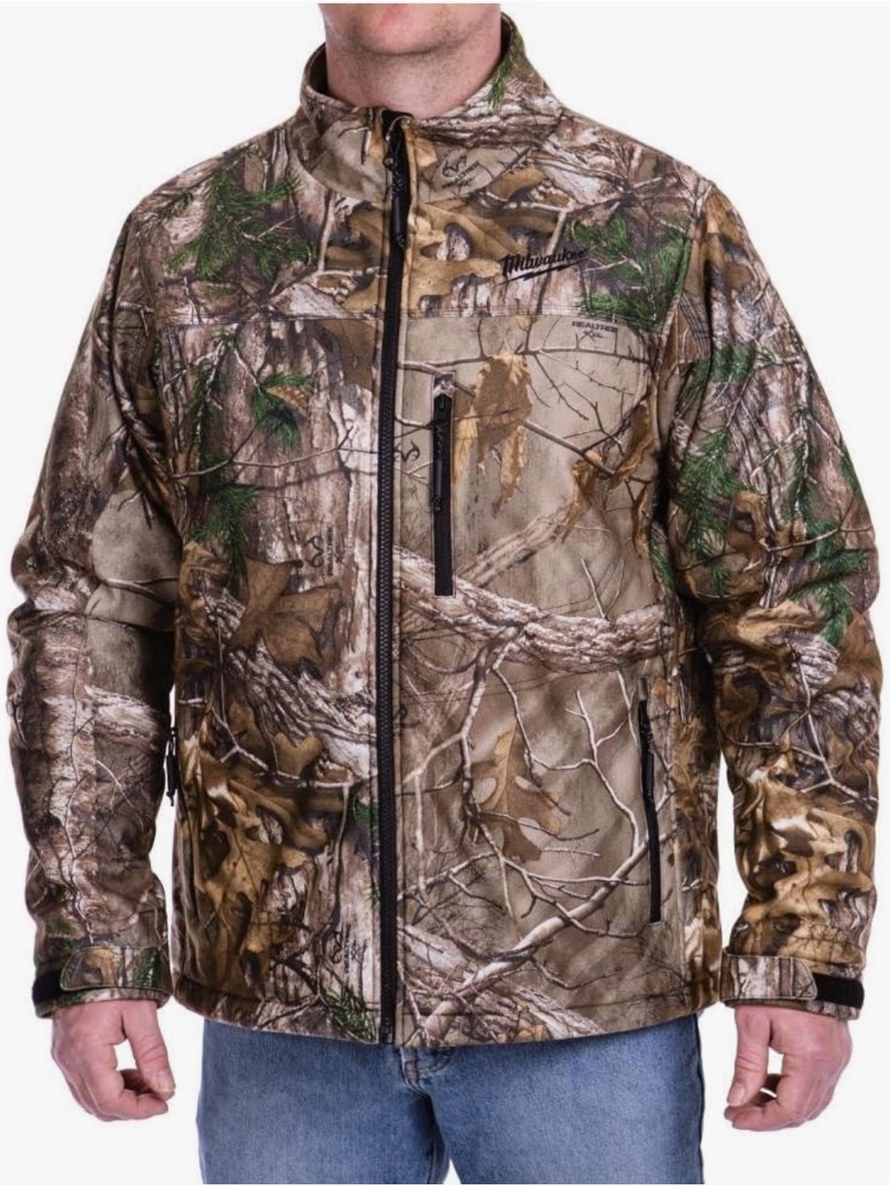 Milwaukee Men’s Realtree Camo Jacket - Brown/Green-No battery, no battery pack